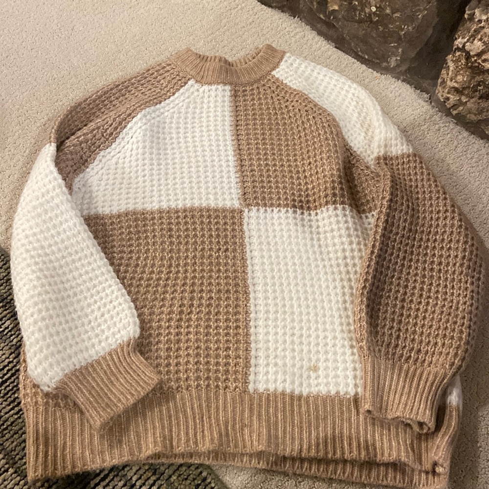 Checkered sweater - Picture 1 of 4